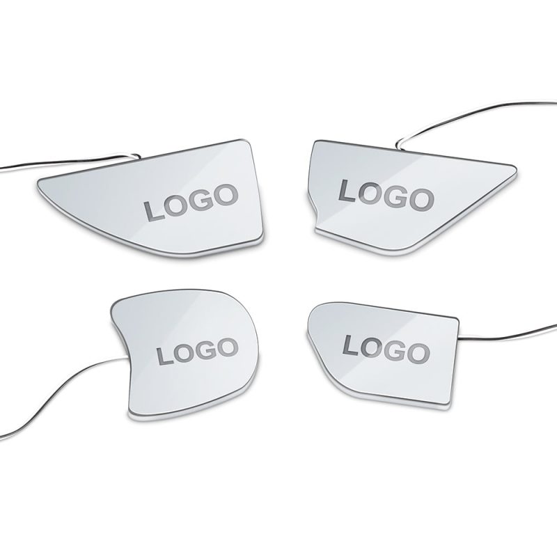 Peugeot kompatible Maßgefertigte LOGO Auto Fußmatten Ambientebeleuchtung 