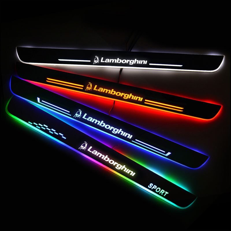 Lamborghini kompatibles Auto LED Türeinstiegsleisten Mit LOGO 