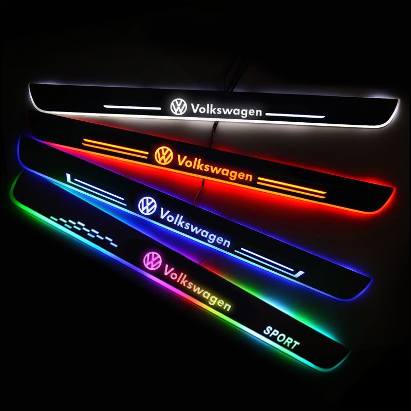Volkswagen VW Kompatibel Einstiegsleiste Mit leuchtendem LOGO