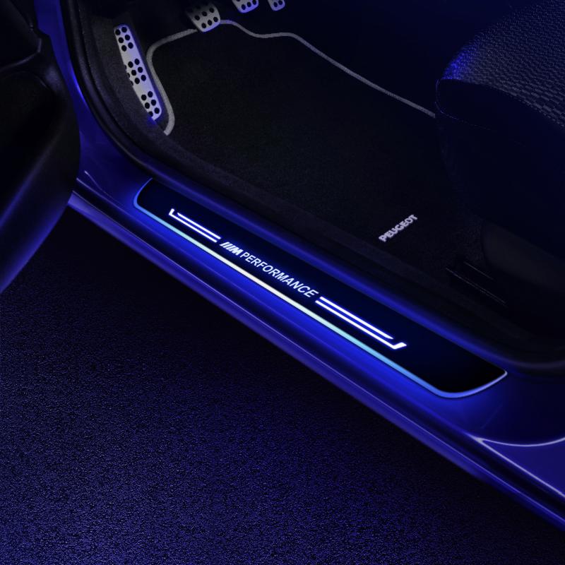 BMW kompatibler Auto Aufkleber LED Willkommen Pedal 