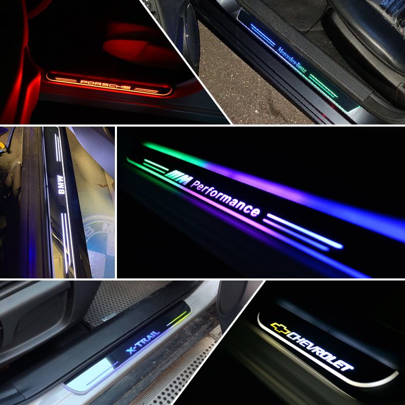 Auto LED Einstiegsleiste StepLight Maßgefertigte LOGO 