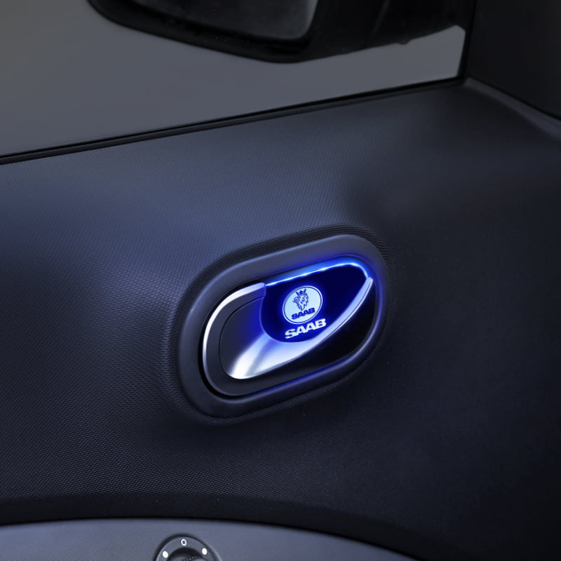 SAAB kompatible Auto Innere Türgriffschale beleuchtung Atmosphäre