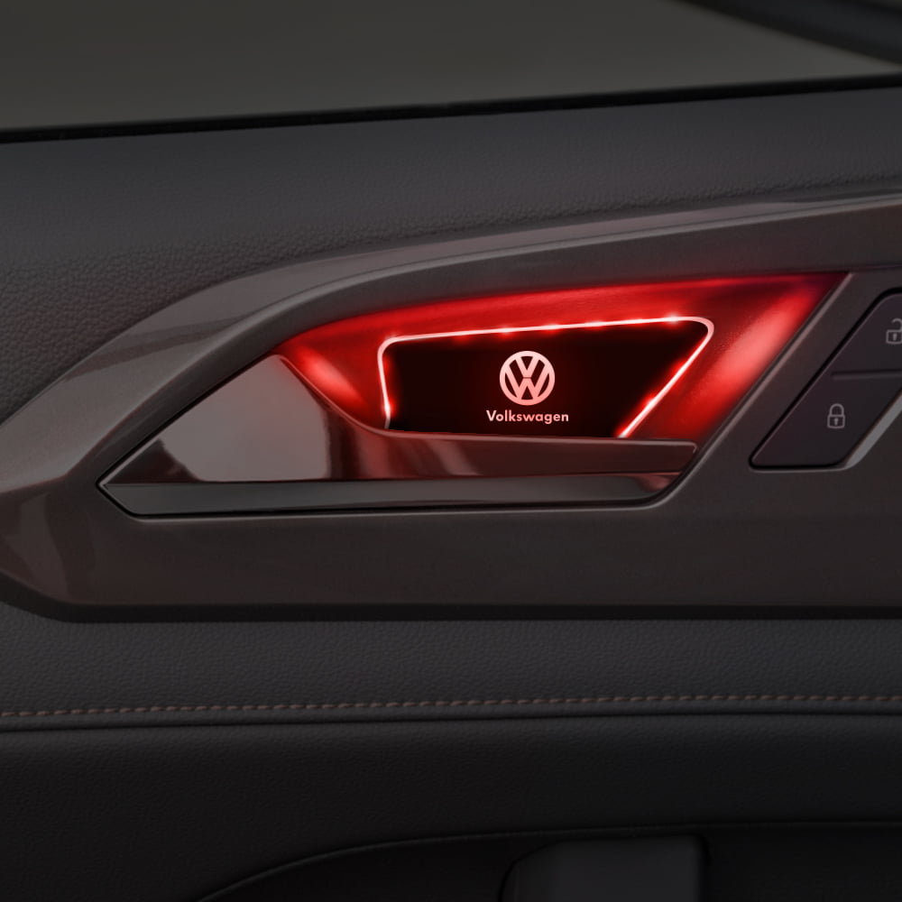 Volkswagen Kompatibles Beleuchtete Innere Türgriffschale - Maßgefertigte  LOGO 