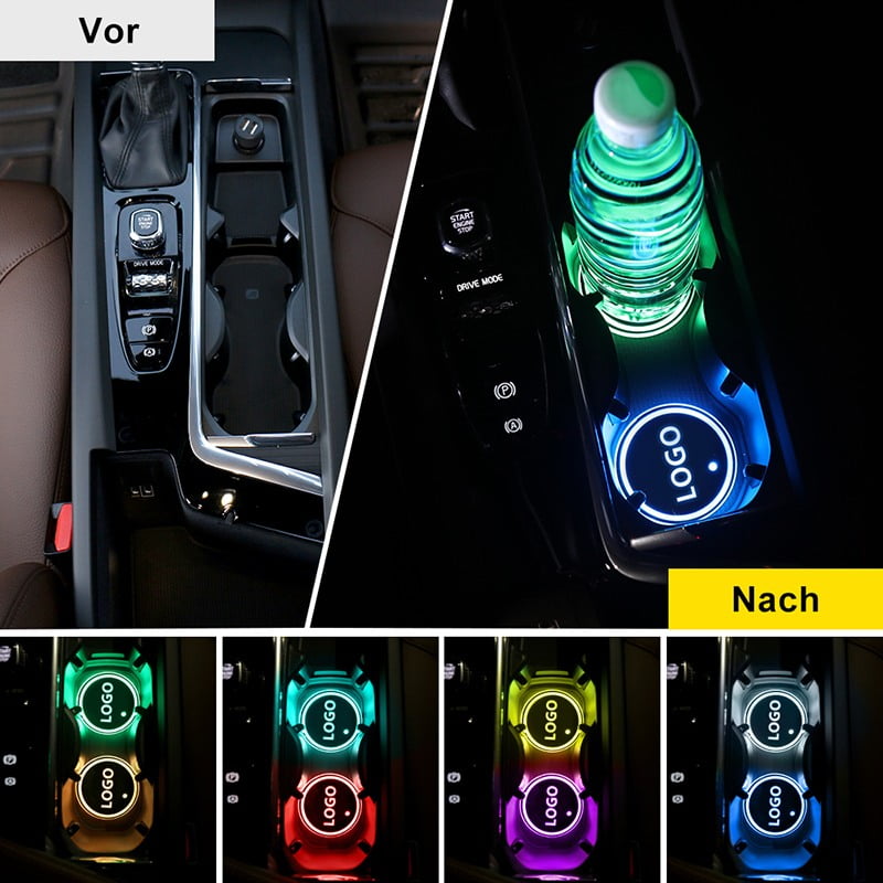 LED Coaster, LED Untersetzer Leuchtende Untersetzer USB
