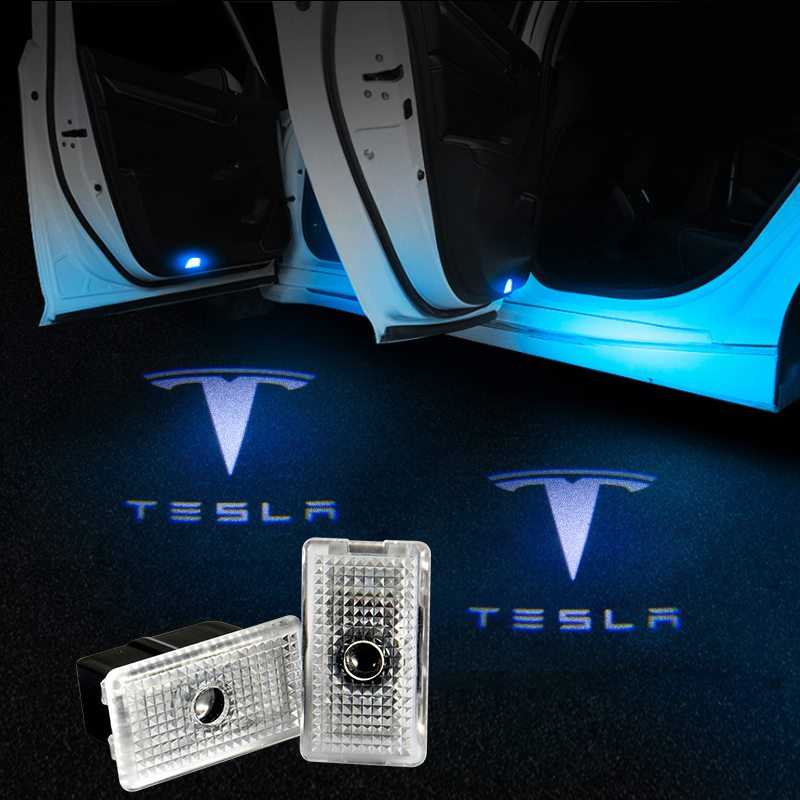 Tesla kompatible Pfützenlicht Türleuchte Mit LOGO 