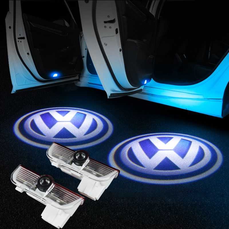 Volkswagen kompatible Türbeleuchtung Mit Wunschlogo 