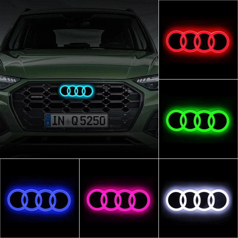 Audi SQ2 Auto LOGO Abzeichen LED Licht 