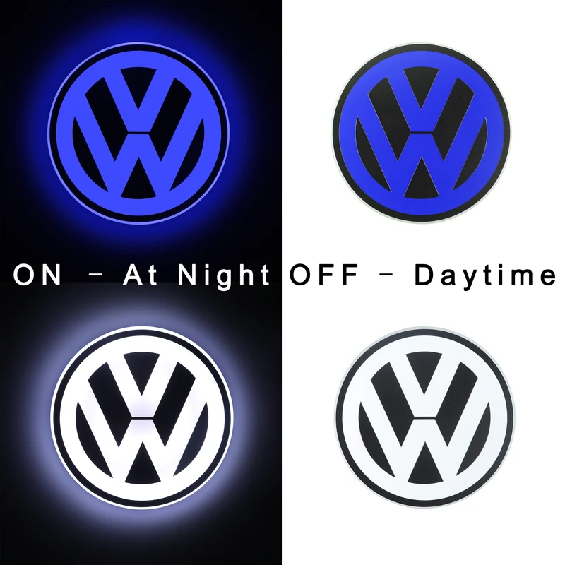 Led license platte für auto mit logo polo (polo) und LED beleuchtet  schriftzug