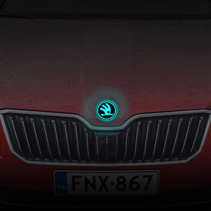 Skoda Scala Leuchtende Fahrzeug Embleme autozubehör 