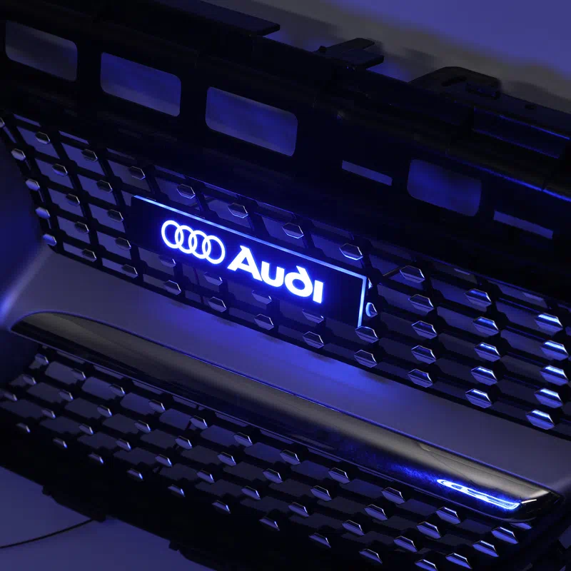 Audi Grill Licht leuchtende LOGO Aufkleber 