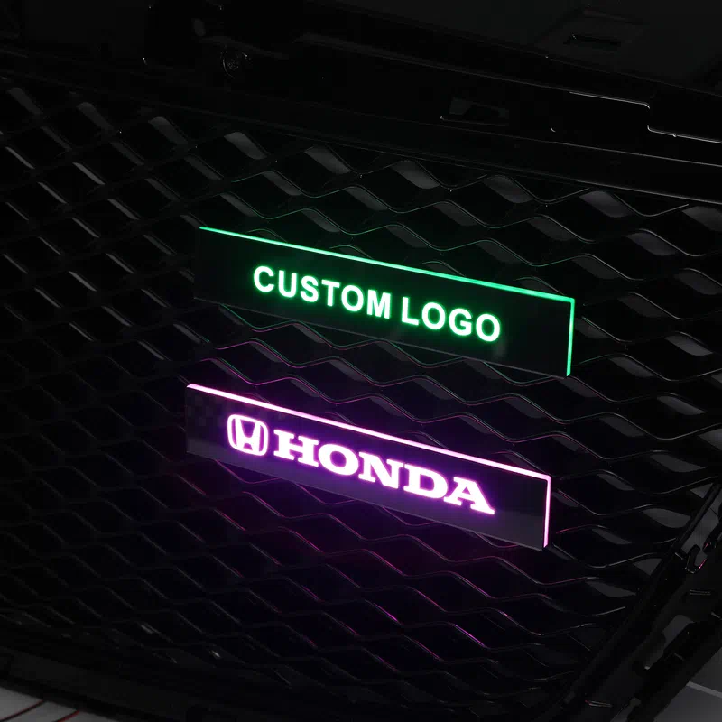 Honda LOGO Aufkleber LED-Leuchten Kühlergrill Emblem 