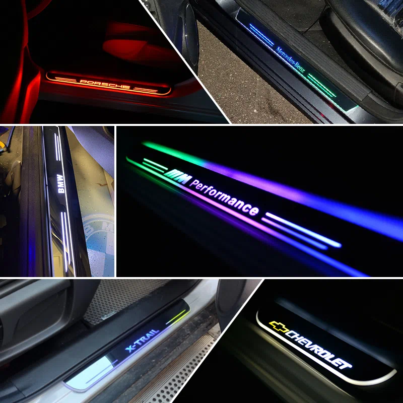 Bentley kompatible LED Auto Türschwelle Platten Leuchtendes LOGO 
